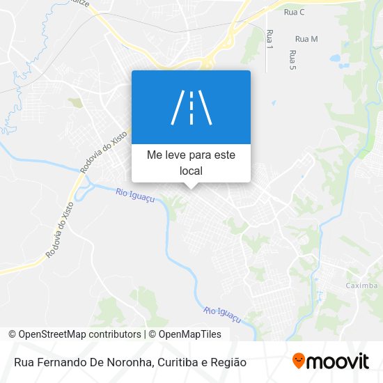 Rua Fernando De Noronha mapa