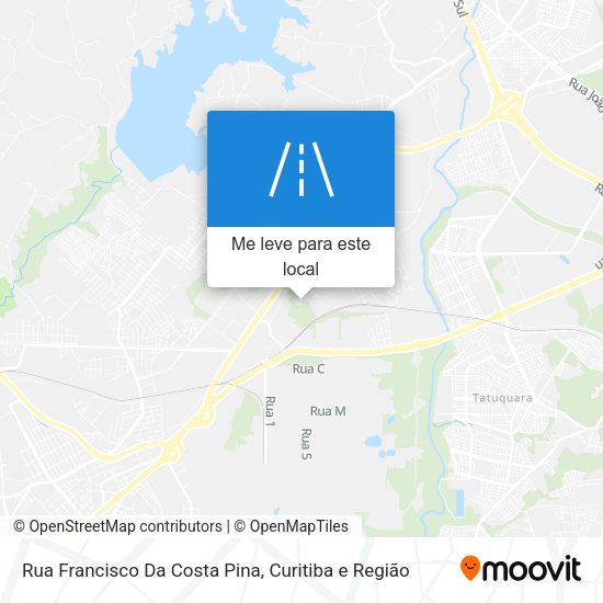 Rua Francisco Da Costa Pina mapa