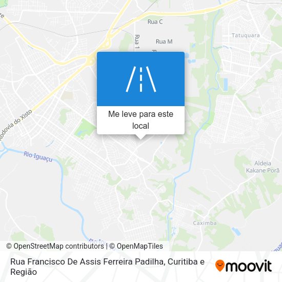 Rua Francisco De Assis Ferreira Padilha mapa
