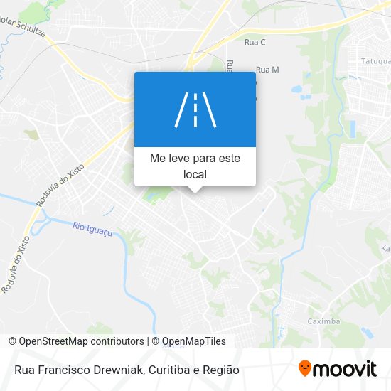 Rua Francisco Drewniak mapa