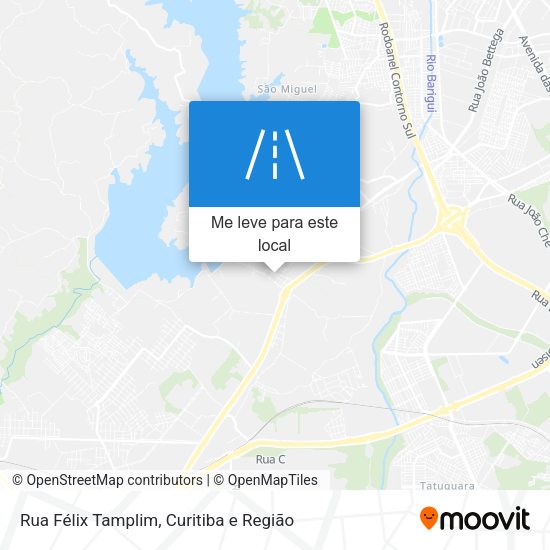 Rua Félix Tamplim mapa