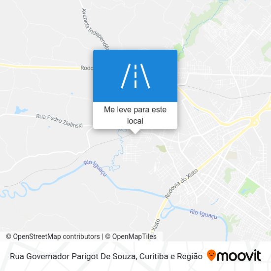 Rua Governador Parigot De Souza mapa