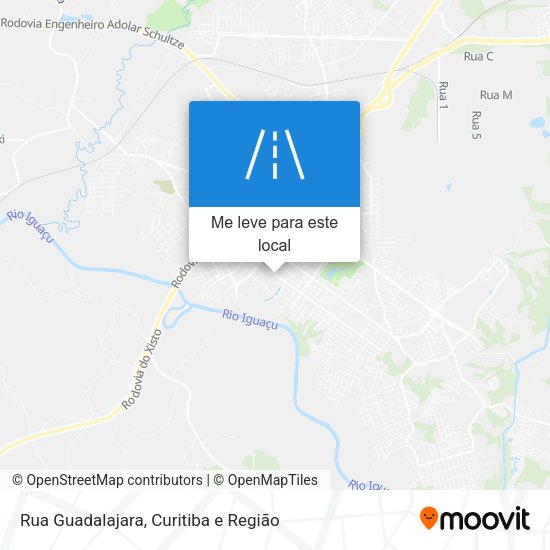 Rua Guadalajara mapa