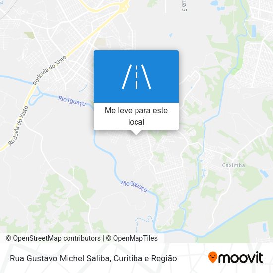 Rua Gustavo Michel Saliba mapa