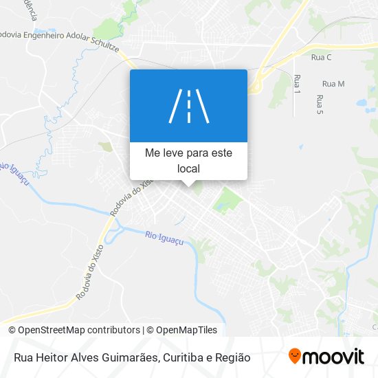 Rua Heitor Alves Guimarães mapa