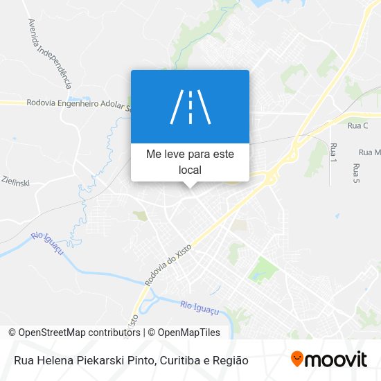 Rua Helena Piekarski Pinto mapa
