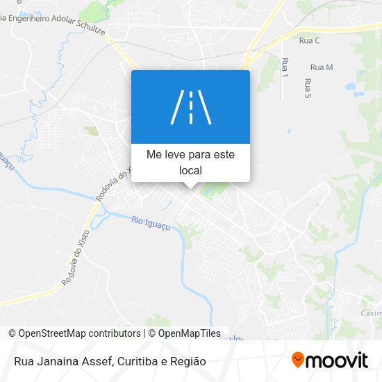 Rua Janaina Assef mapa