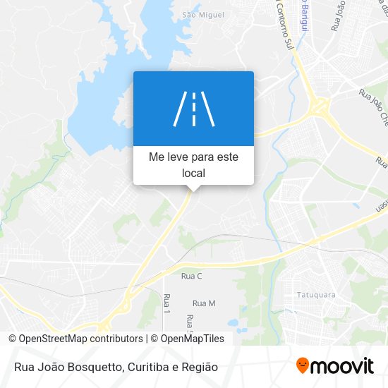 Rua João Bosquetto mapa