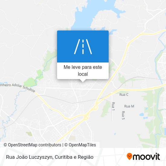 Rua João Luczyszyn mapa