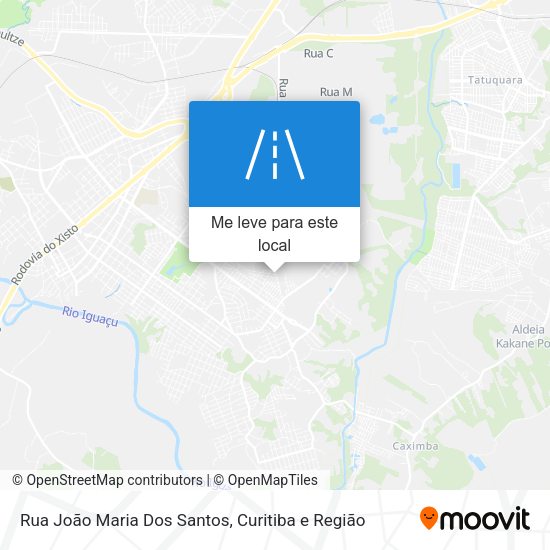 Rua João Maria Dos Santos mapa