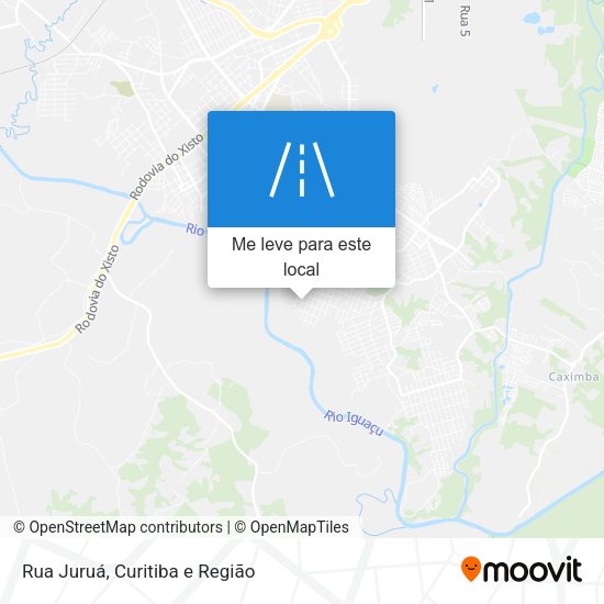 Rua Juruá mapa
