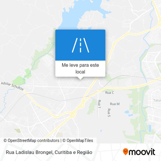 Rua Ladislau Brongel mapa
