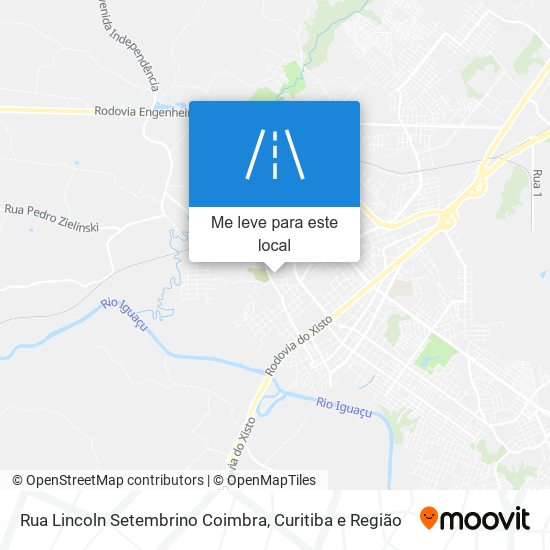 Rua Lincoln Setembrino Coimbra mapa