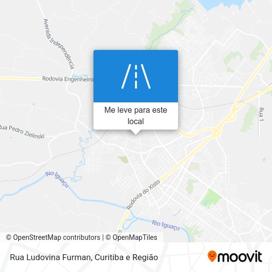 Rua Ludovina Furman mapa