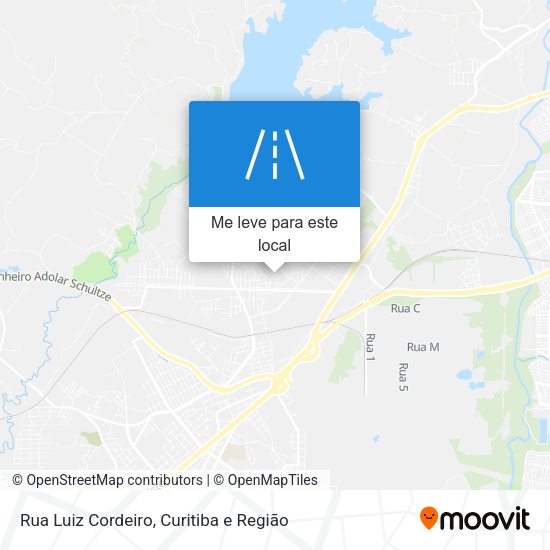 Rua Luiz Cordeiro mapa