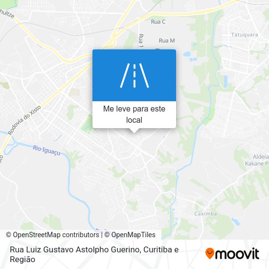 Rua Luiz Gustavo Astolpho Guerino mapa