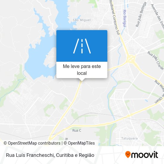 Rua Luís Francheschi mapa