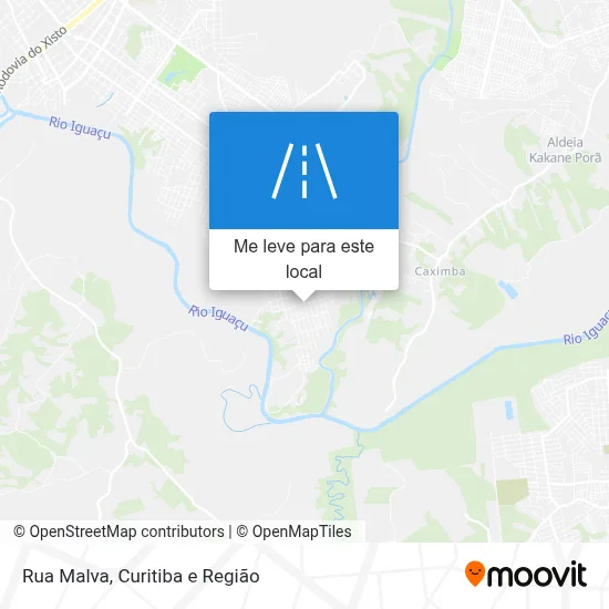 Rua Malva mapa