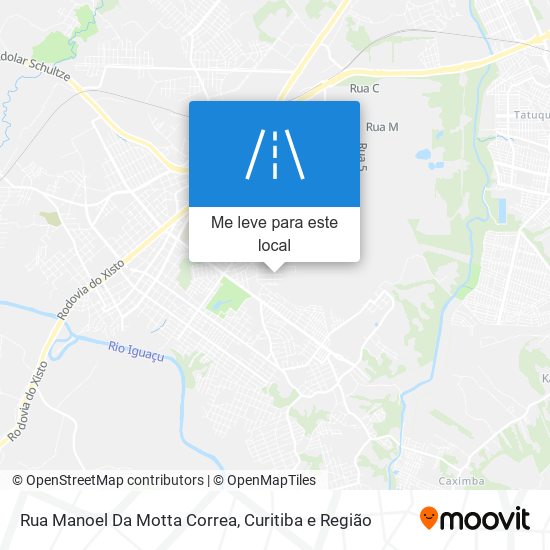 Rua Manoel Da Motta Correa mapa