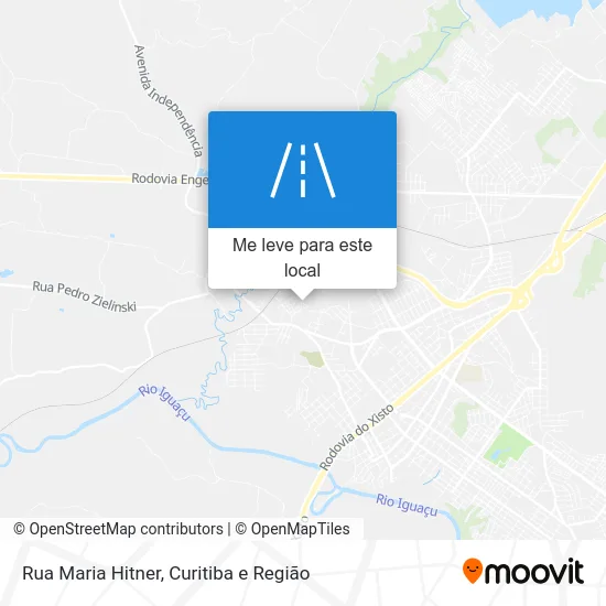 Rua Maria Hitner mapa