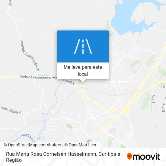 Rua Maria Rosa Cornelsen Hasselmann mapa