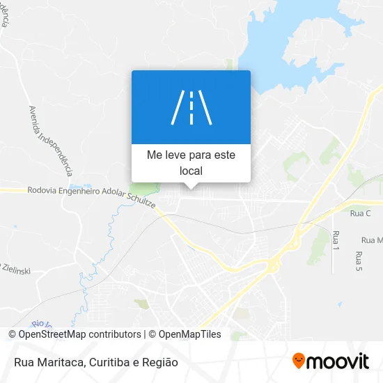 Rua Maritaca mapa