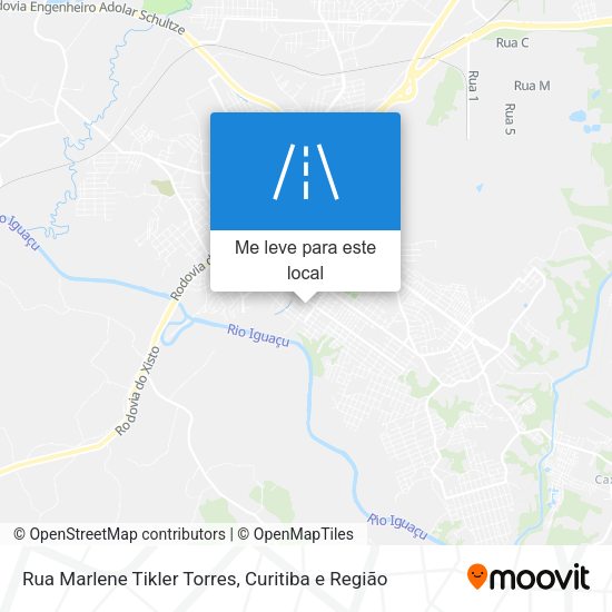 Rua Marlene Tikler Torres mapa