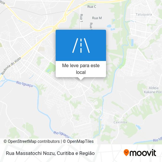 Rua Massatochi Nozu mapa