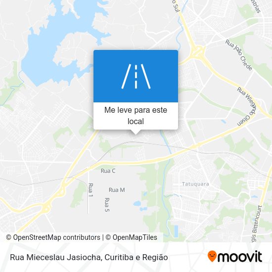 Rua Mieceslau Jasiocha mapa