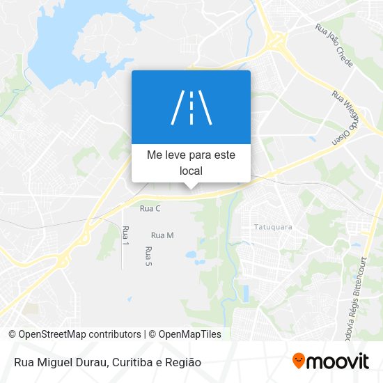 Rua Miguel Durau mapa