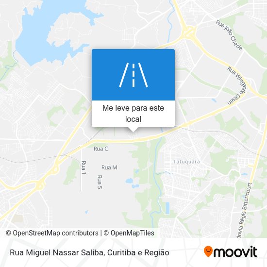 Rua Miguel Nassar Saliba mapa