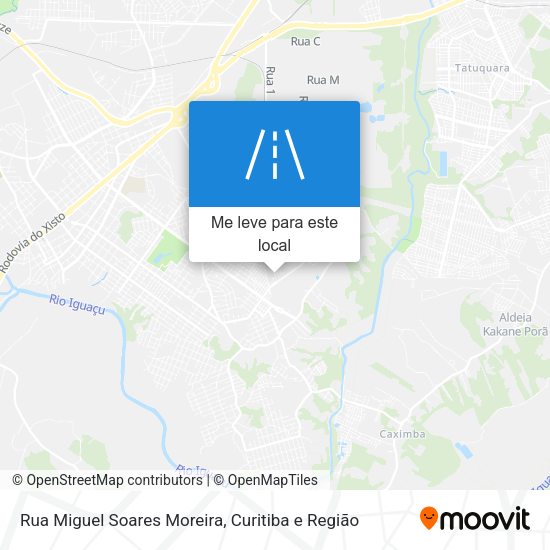Rua Miguel Soares Moreira mapa