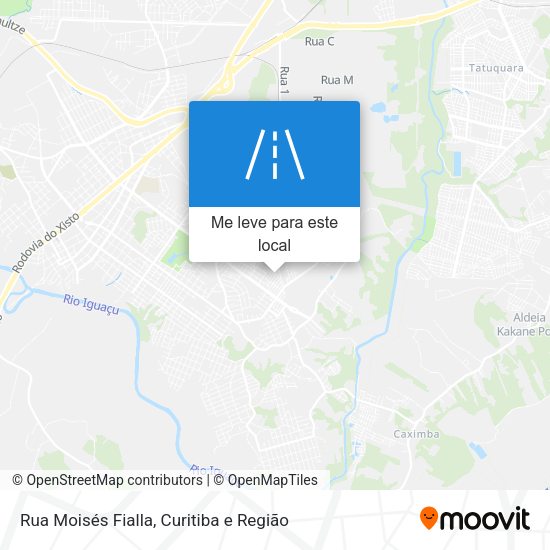 Rua Moisés Fialla mapa