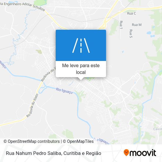 Rua Nahum Pedro Saliba mapa