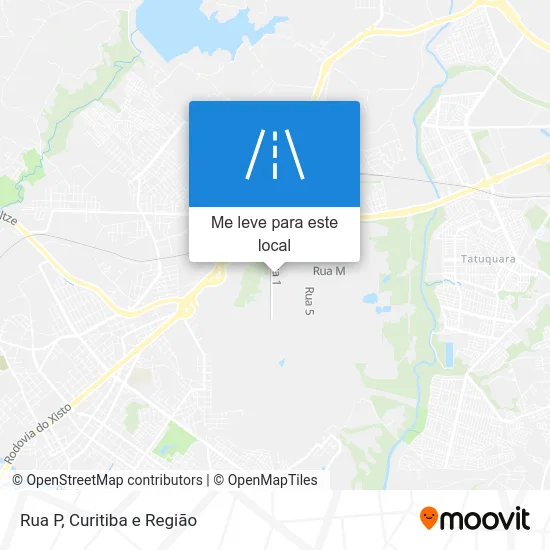 Rua P mapa