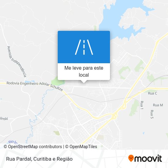 Rua Pardal mapa