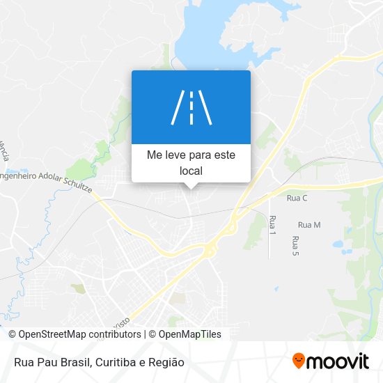 Rua Pau Brasil mapa