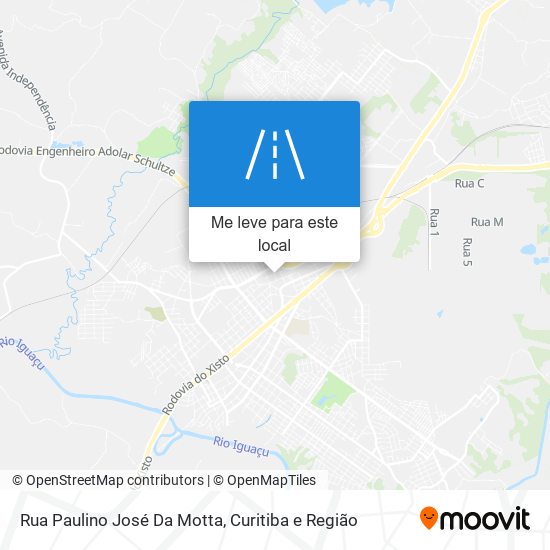 Rua Paulino José Da Motta mapa