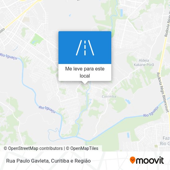 Rua Paulo Gavleta mapa