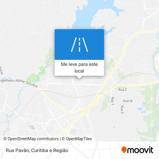 Rua Pavão mapa