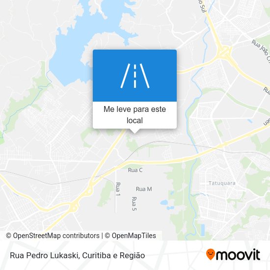 Rua Pedro Lukaski mapa
