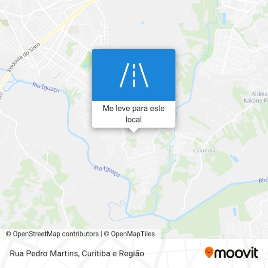 Rua Pedro Martins mapa