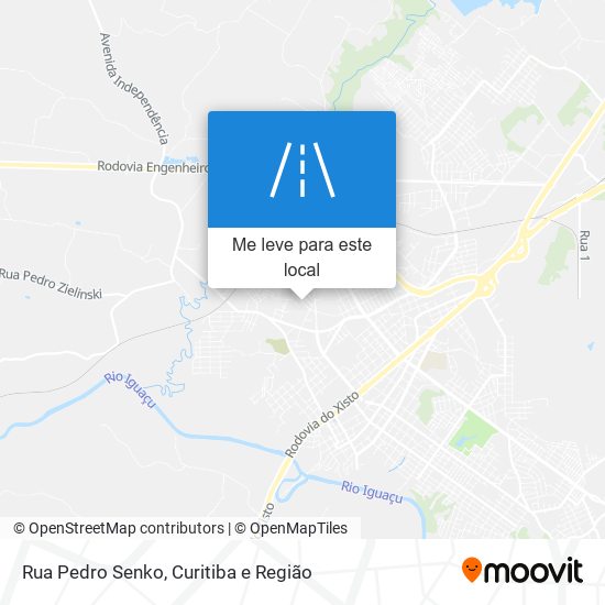 Rua Pedro Senko mapa