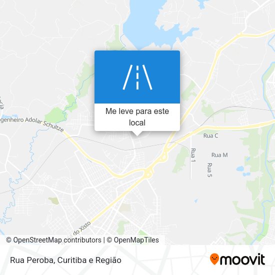 Rua Peroba mapa