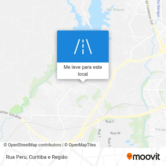 Rua Peru mapa