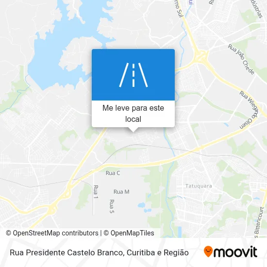 Rua Presidente Castelo Branco mapa