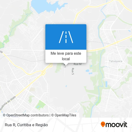 Rua R mapa