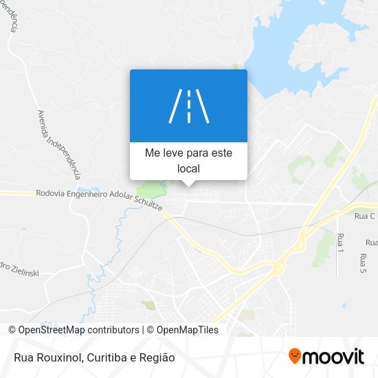 Rua Rouxinol mapa