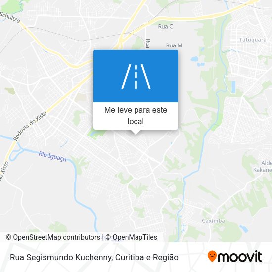 Rua Segismundo Kuchenny mapa
