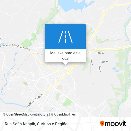 Rua Sofia Knapik mapa